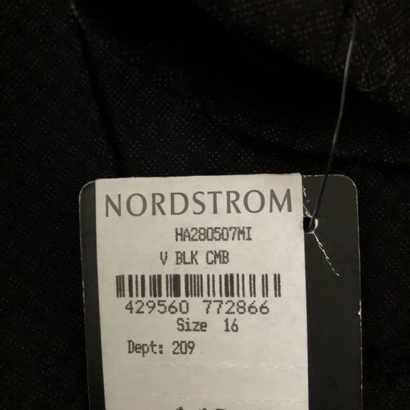 Halogen Pleated Jacquard Suit Jacket Black Combo - Picture 5 of 12